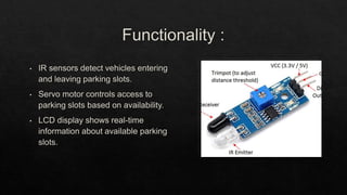 # Smart Parking Management System.pptx using IOT | PPTX