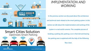 Smart parking system using IOT | PPTX