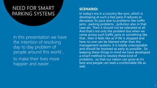Smart parking system using IOT | PPTX
