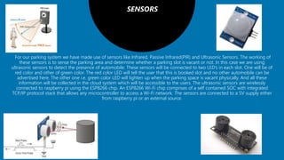 Smart parking system using IOT | PPTX