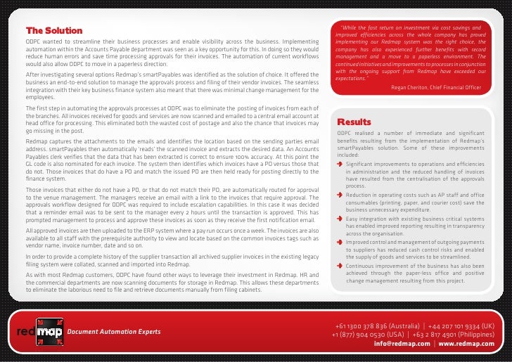 Smart Payables Open Door Pub Co Case Study Hi
