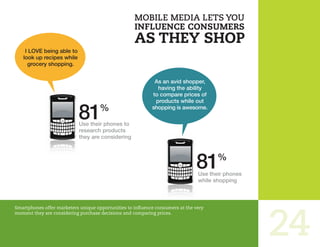 MoBIle MedIa lets yoU
                                                    Influence consuMers
                            ...