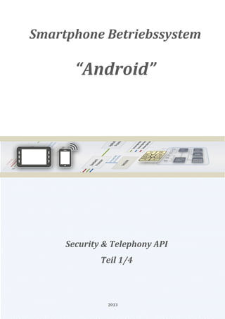 Smartphone Betriebssystem

       “Android”




     Security & Telephony API
             Teil 1/4



              2013
 