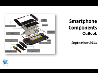 1
Smartphone
Components
Outlook
September 2013
 