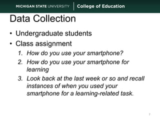 Learning Using Smartphones. SITE 2013 | PPT