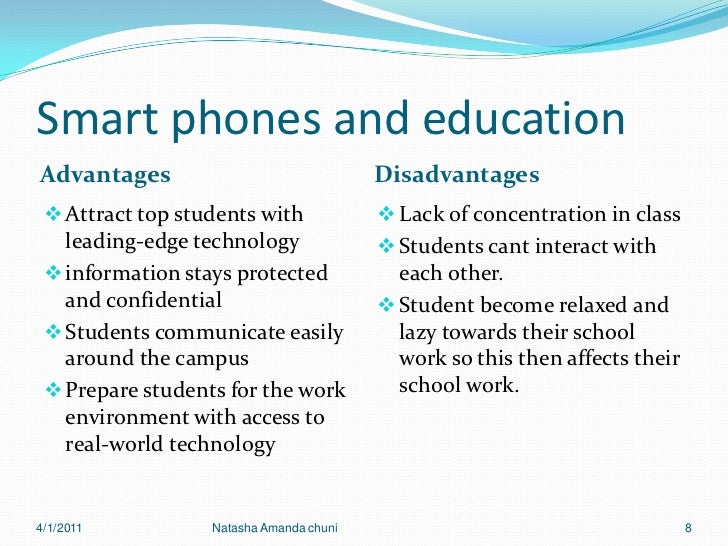 What are the advantages of smartphones?