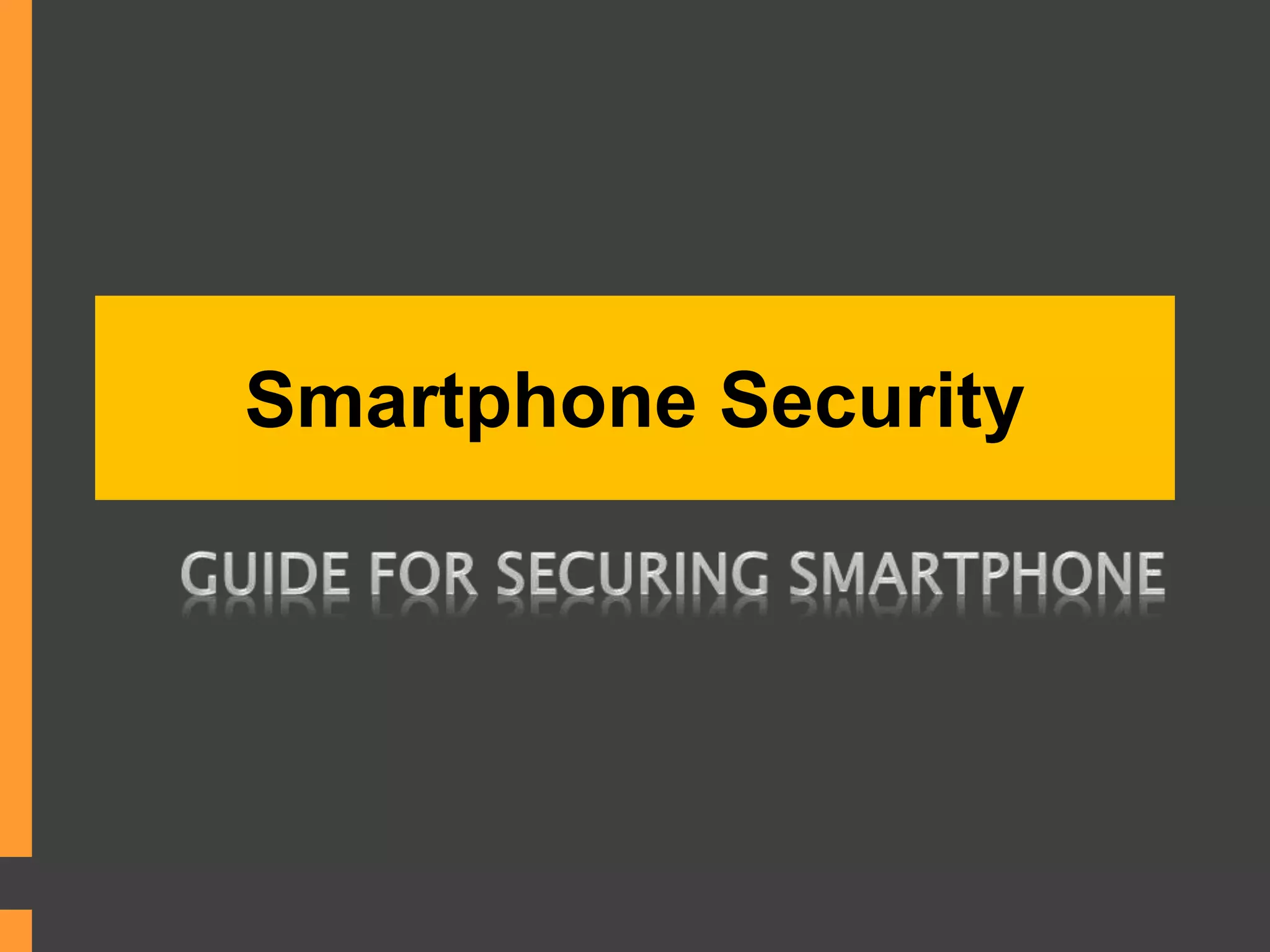Smartphone Security