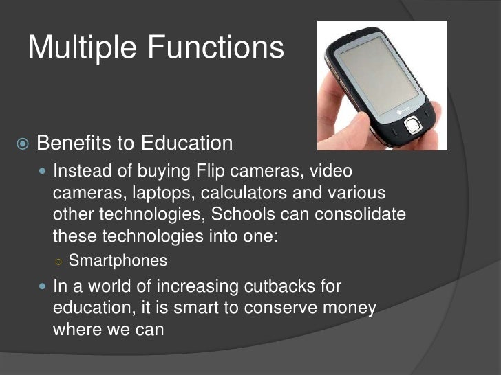 Smartphones in Education
