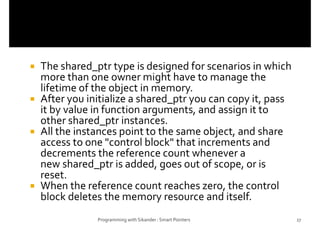 Smart Pointers, Modern Memory Management Techniques | PDF