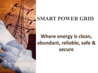 SMART POWER GRID Where energy is clean, abundant, reliable, safe &secure 