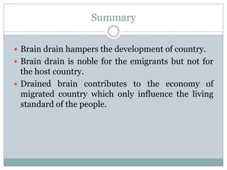 brain drain | PPTX