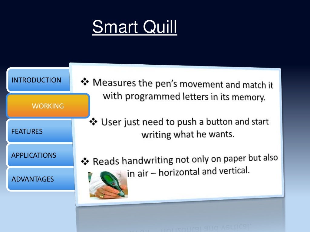 Smart quill ppt