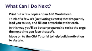the-abcs-smart-recovery-ppt