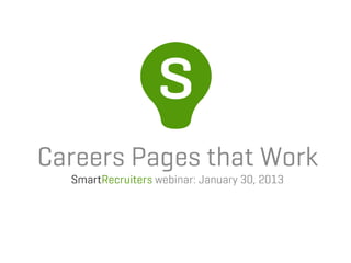 SmartRecruiters Careers Pages that Work