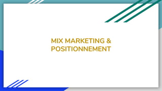 MIX MARKETING &
POSITIONNEMENT
 