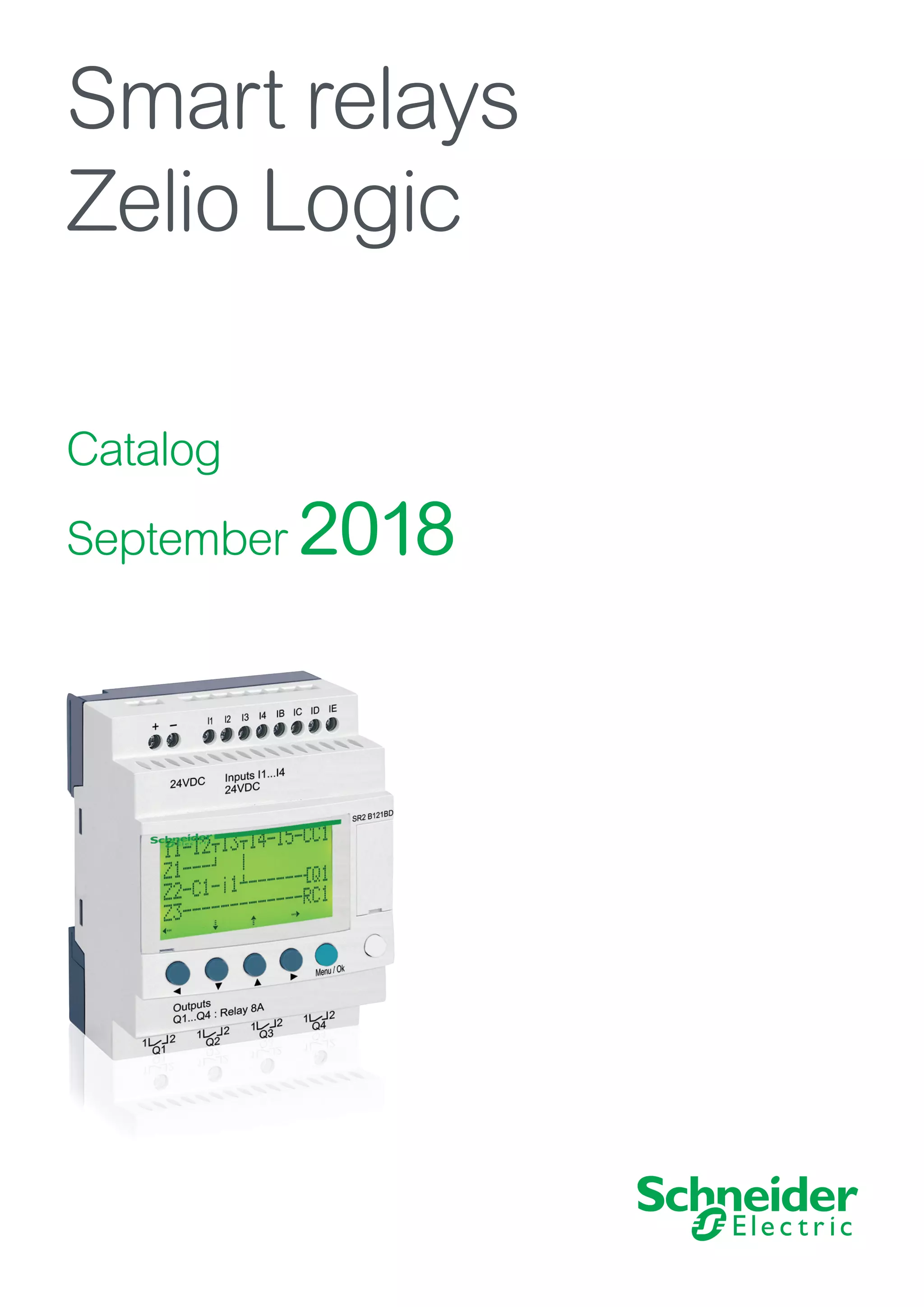 Smart relays zelio logic 2018 PDF