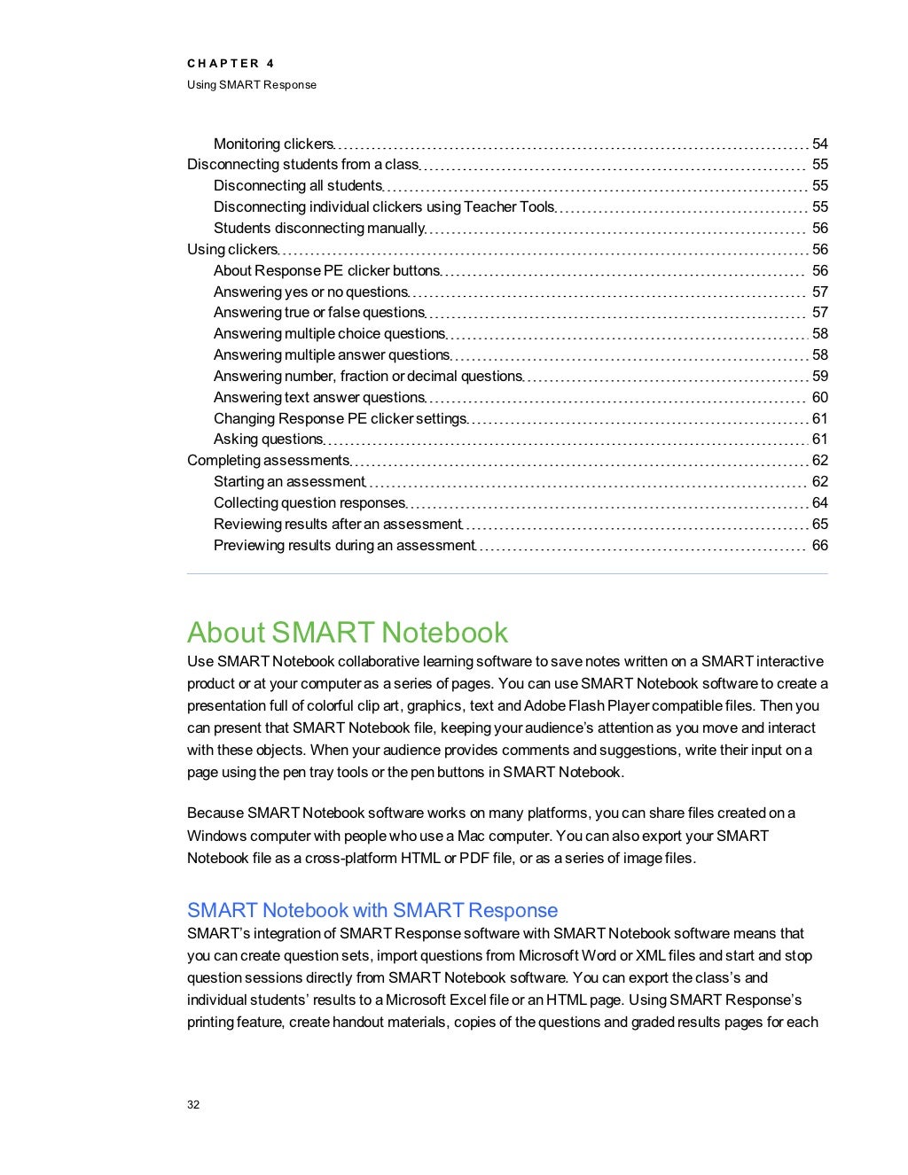 SMART PE Response Guide
