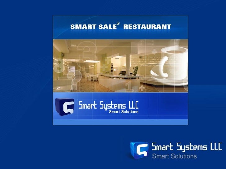 smart sale restaurant software presentation
