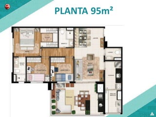 PLANTA 95m²
 