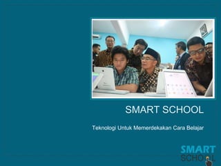 Teknologi Untuk Memerdekakan Cara Belajar
SMART SCHOOL
 