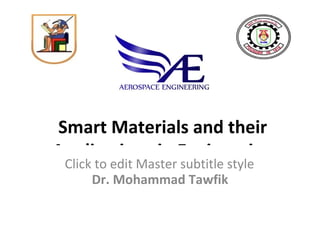 Smart Materials and their Applications in Engineering Dr. Mohammad Tawfik 