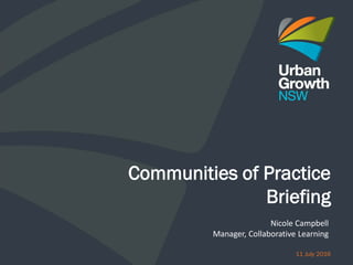 SMART Seminar Series: "UrbanGrowth NSW Collaborative Learning ...