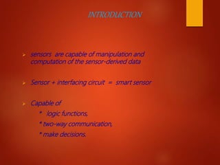 Smart sensor | PPTX