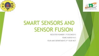 Comprehensive Overview of Smart Sensors and Sensor Fusion Technologies ...