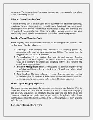 smart shopping cart | PDF image.