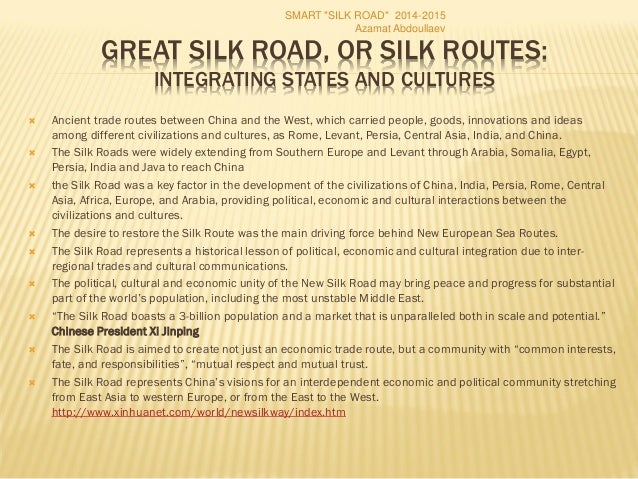 Smart Silk Road