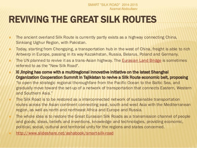 Smart Silk Road