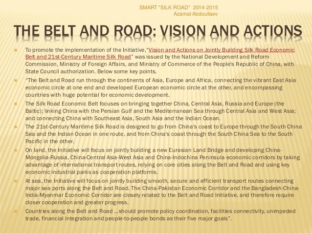 Smart Silk Road