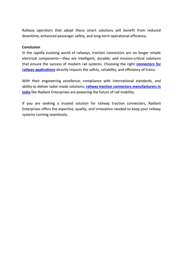 Smart Solutions For Railway Traction Connectors In Modern Rail Systems.pdf