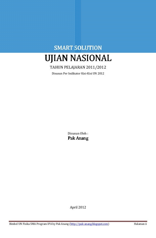 Smart Solution Un Fisika Sma 2012 Full Version