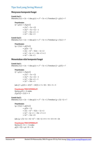 Smart solution un matematika sma 2014 (full version free edition) | PDF