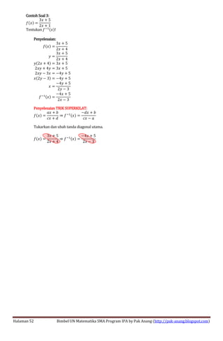 Smart solution un matematika sma 2014 (full version free edition) | PDF