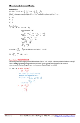Smart solution un matematika sma 2014 (full version free edition) | PDF