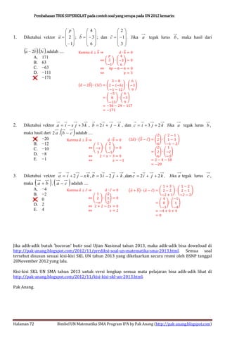 Smart solution un matematika sma 2014 (full version free edition) | PDF