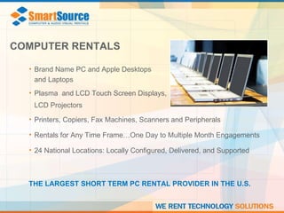 Smart Source Rentals Full Presentation | PPT
