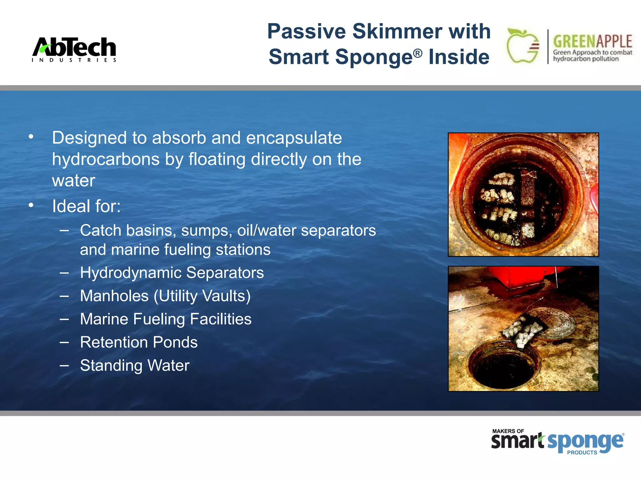 Smart Sponge Technology-Oil Spillages | PPT