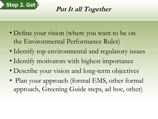 Choose your approach to greening