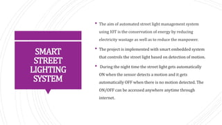SMART STREET LIGHTING SYSTEM USING IOT-1.pptx