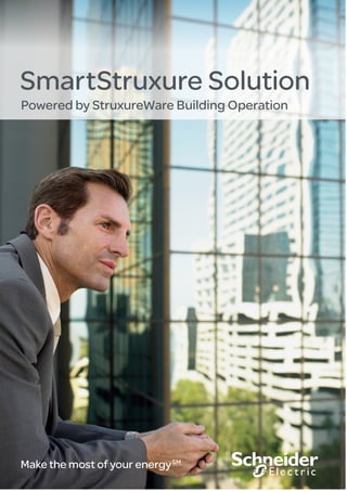Make the most of your energySM
SmartStruxure Solution
Powered by StruxureWare Building Operation
 