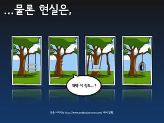 ...물론 현실은,




                     대략 이 정도...?




      모든 이미지는 http://www.projectcartoon.com/ 에서 발췌.
 