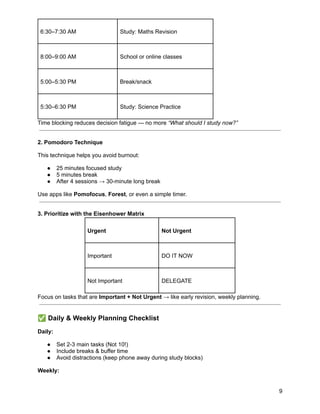 Smart Study Techniques For Exam - Roshan Belsare | PDF