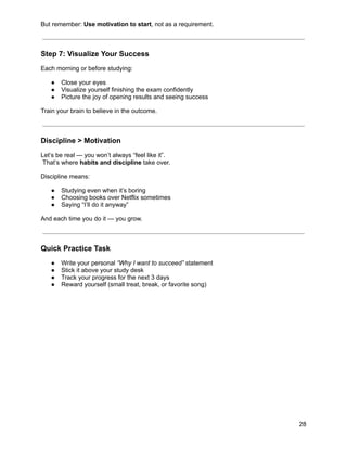 Smart Study Techniques For Exam - Roshan Belsare | PDF