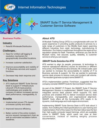 Smart suite atg_success_story_datasheet