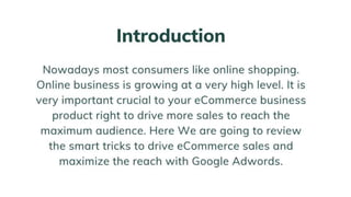 Smart Tactics to Drive eCommerce Sales