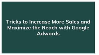 Smart Tactics to Drive eCommerce Sales