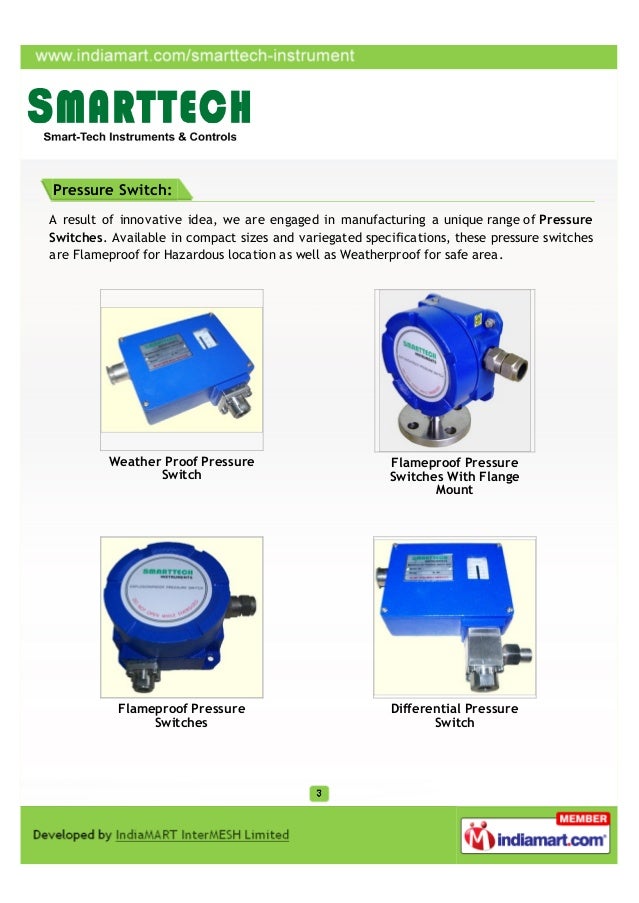 Smart Tech Instruments & Controls, Vapi, Pressure Switch